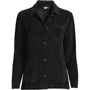 Women’s Black Corduroy Shacket